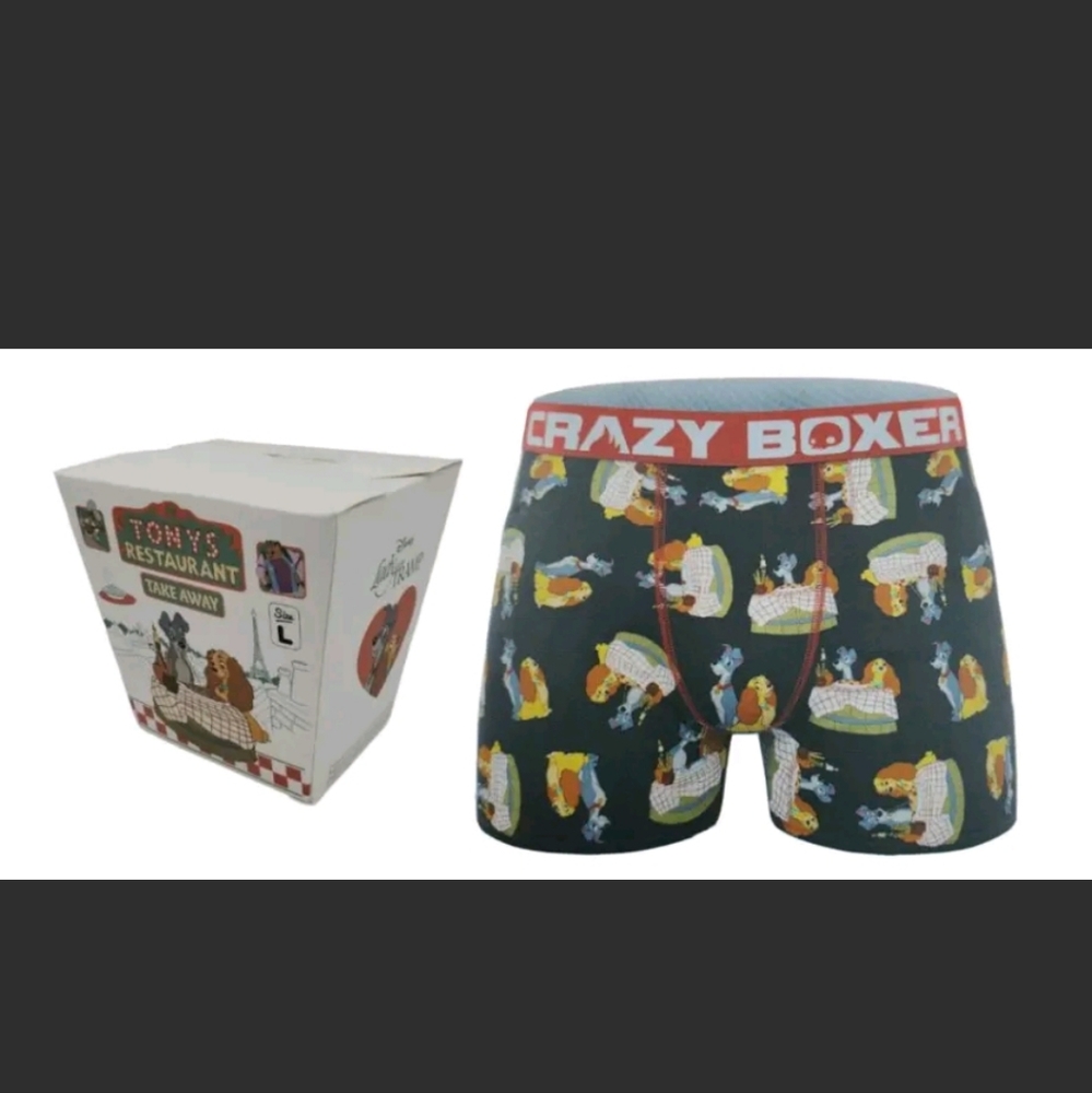 Disney Lady & The Tramp Boxer Briefs in Gift Box